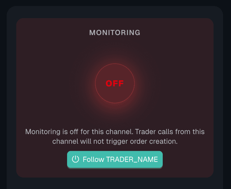 Open the shared trader page in PerpLab